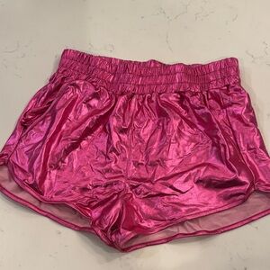 Shiny Pink Women's Shorts